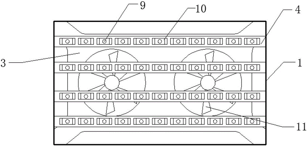 Line concentration device for high-voltage cabinet