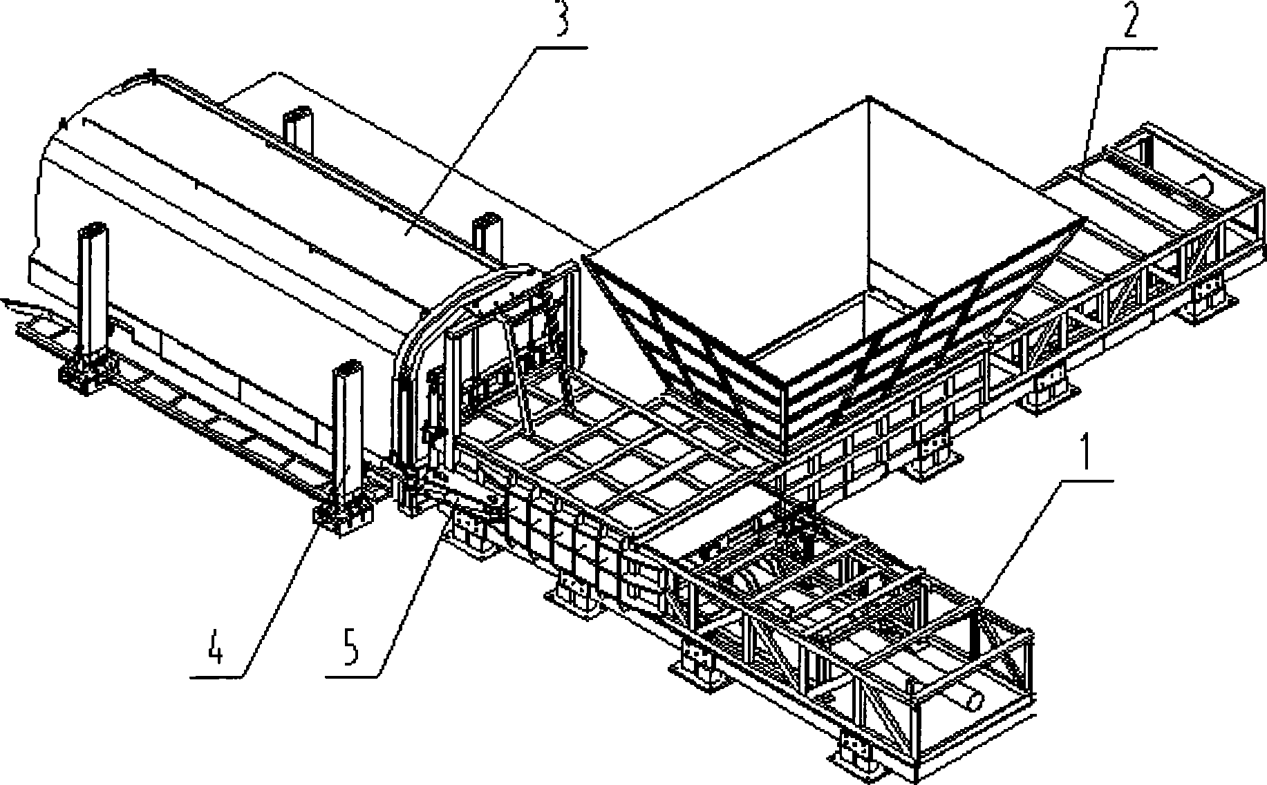 Pre-pressing horizontal refuse compressor