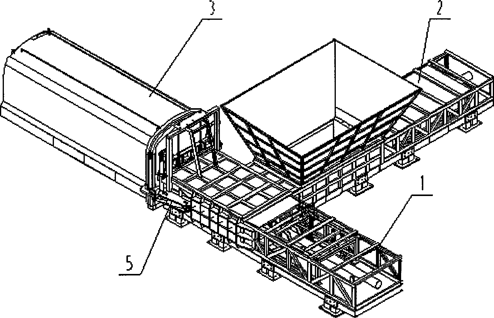 Pre-pressing horizontal refuse compressor