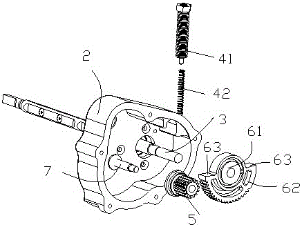 A kind of ventilation valve with limit device