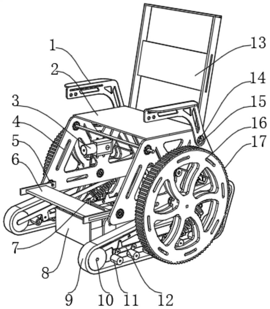 Balance type wheelchair