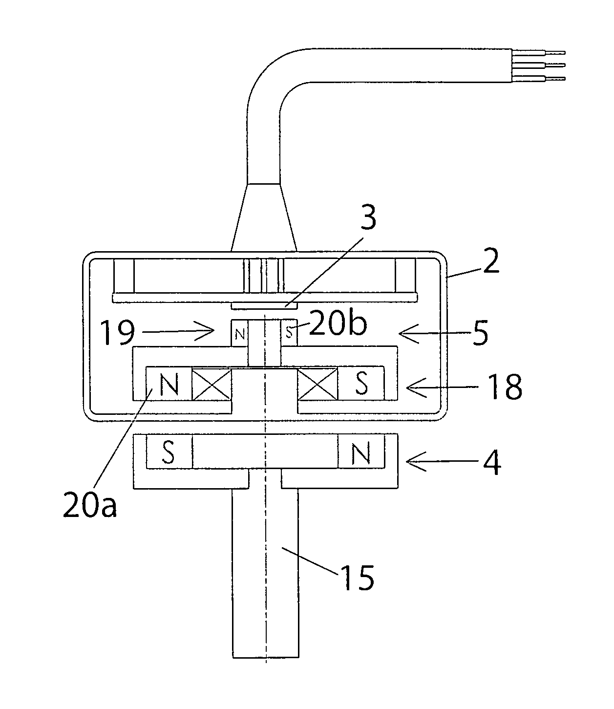 Rotation angle sensor