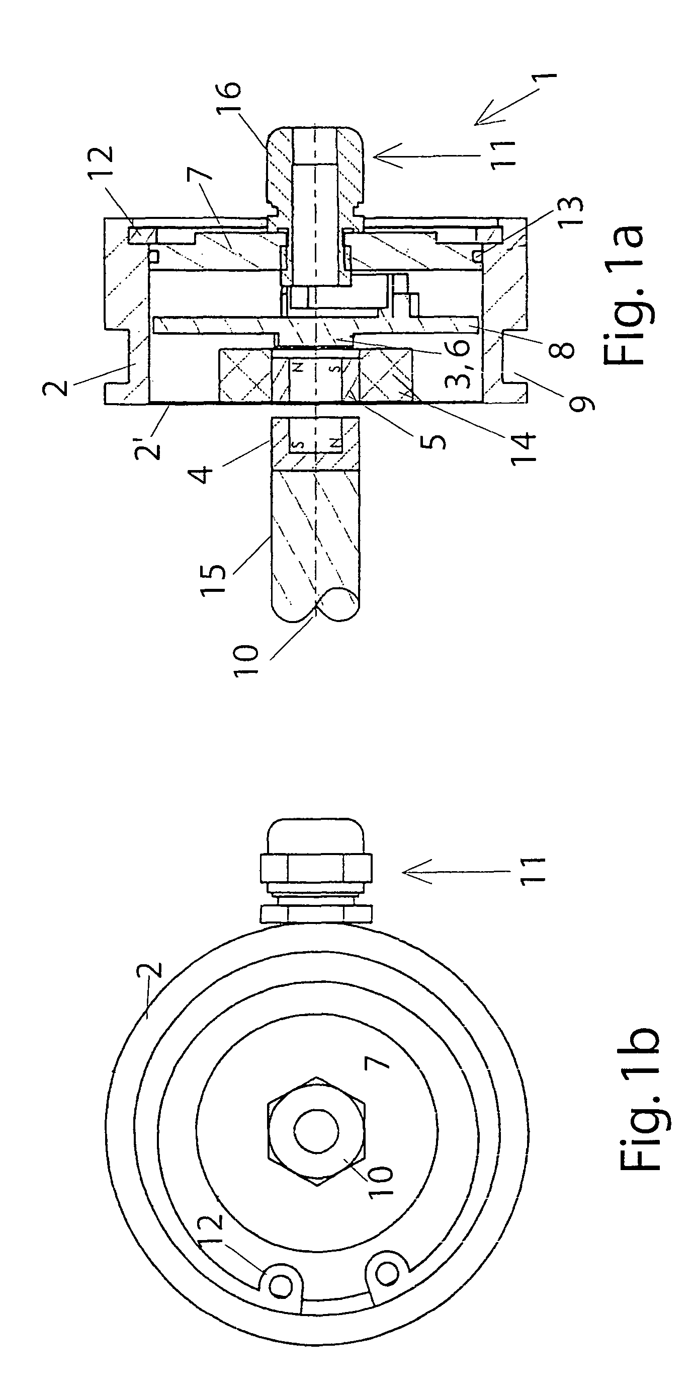 Rotation angle sensor