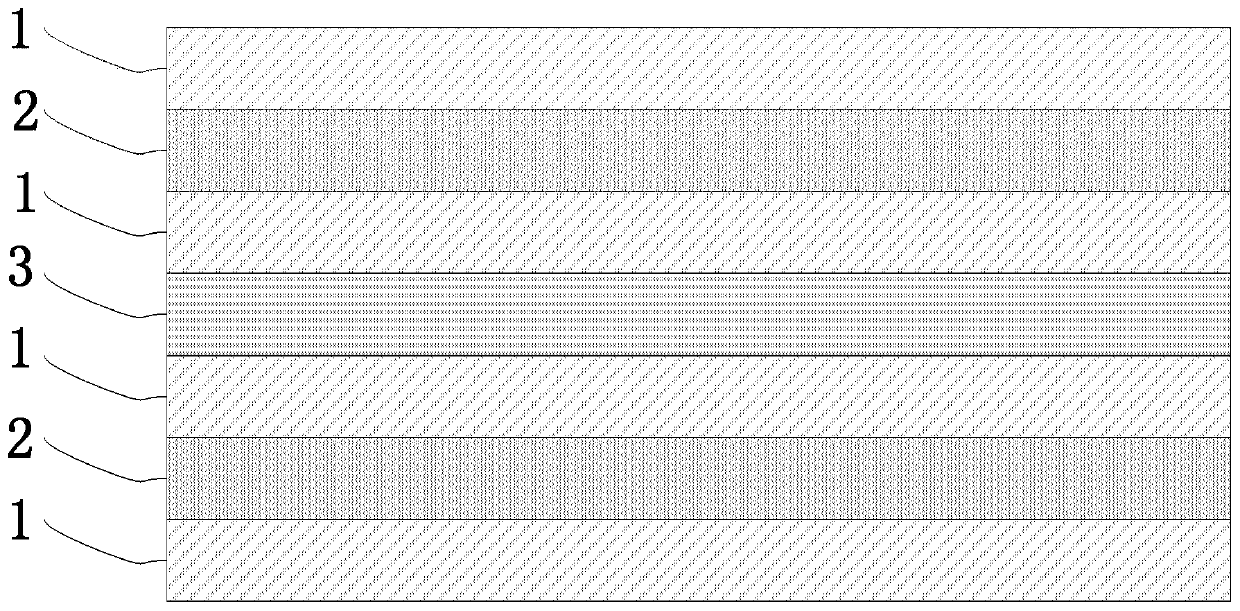 Light-shielding composite film, preparation method thereof and application thereof