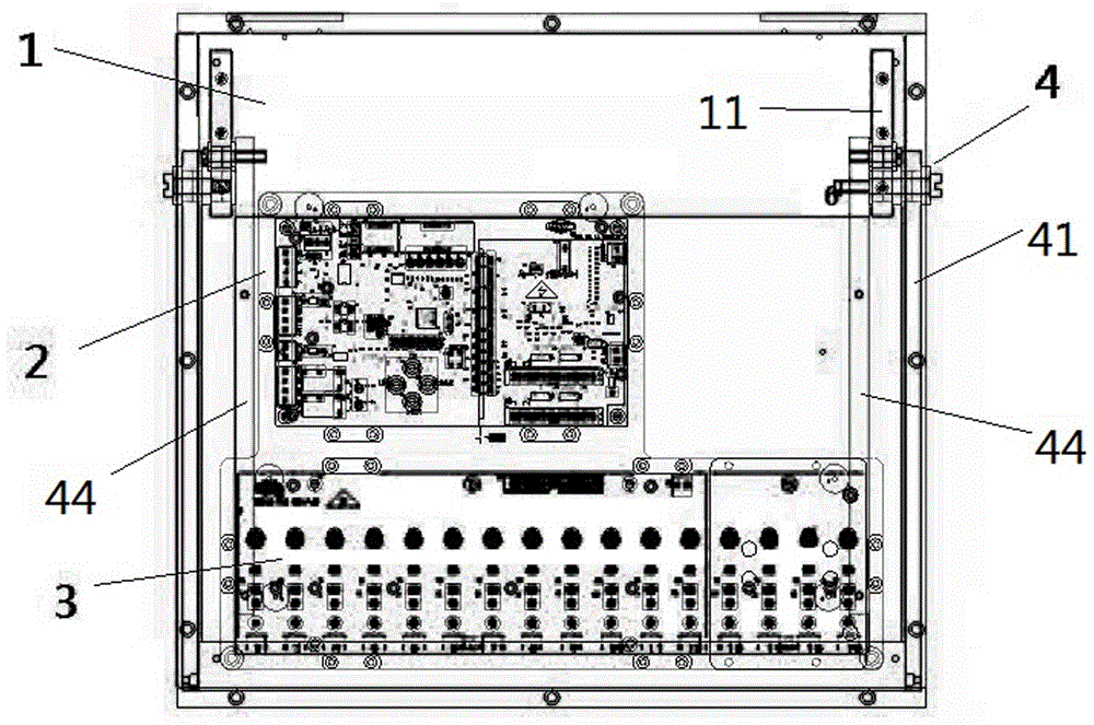 Combiner box automatic pairing testing system and testing tool thereof