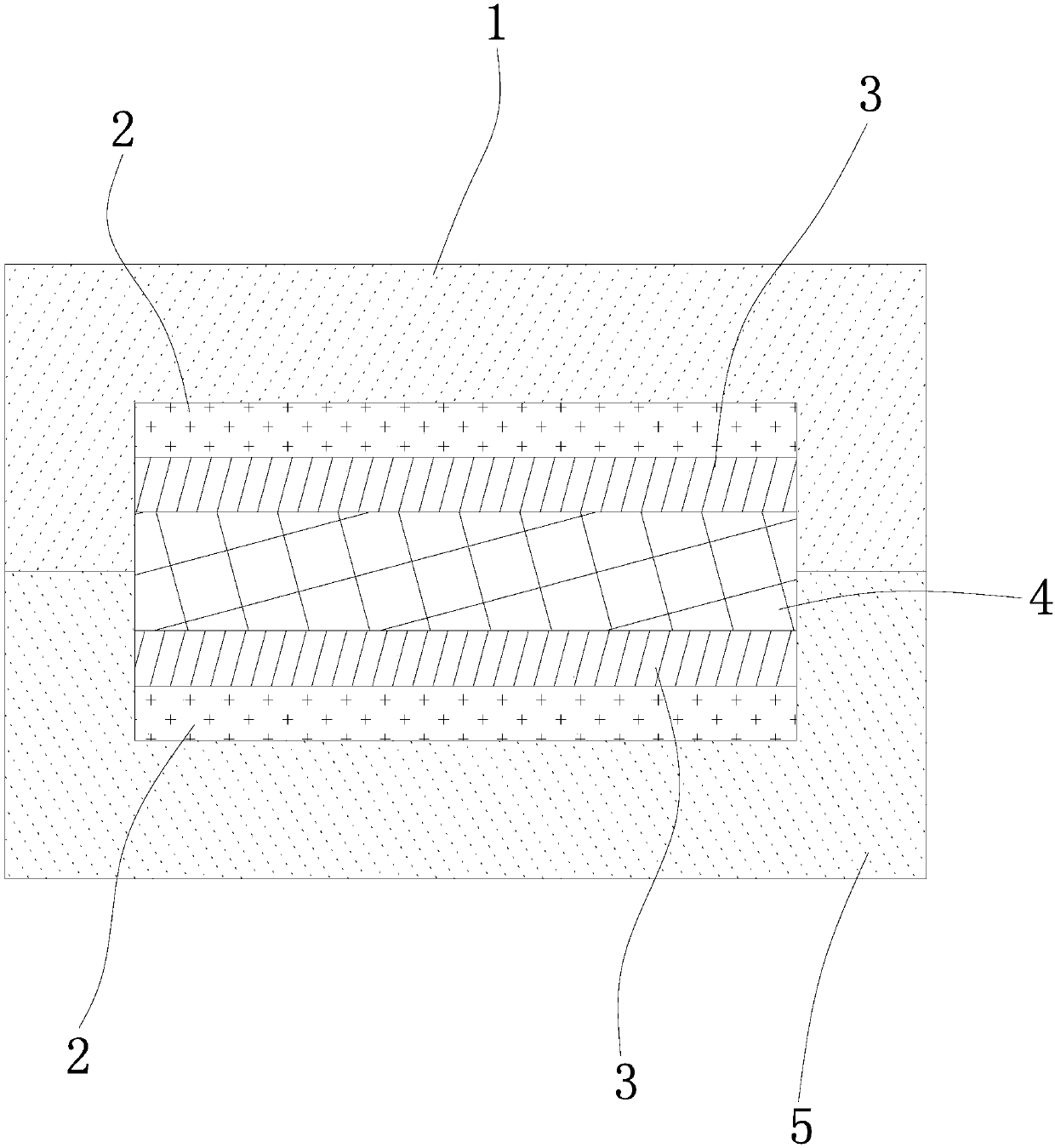 Preparation method of lightweight and high-strength high-energy glue-rigid foam composite material structure