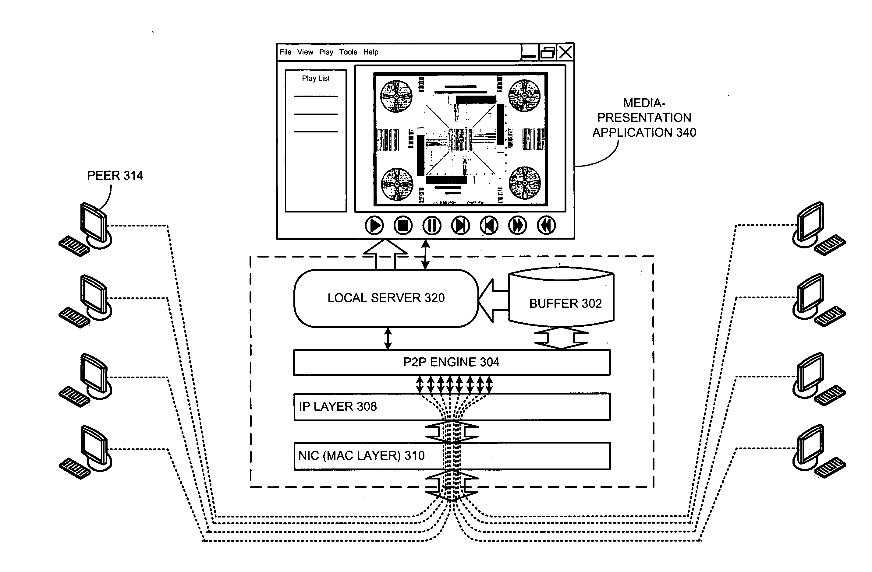 System and method for presenting streaming media content