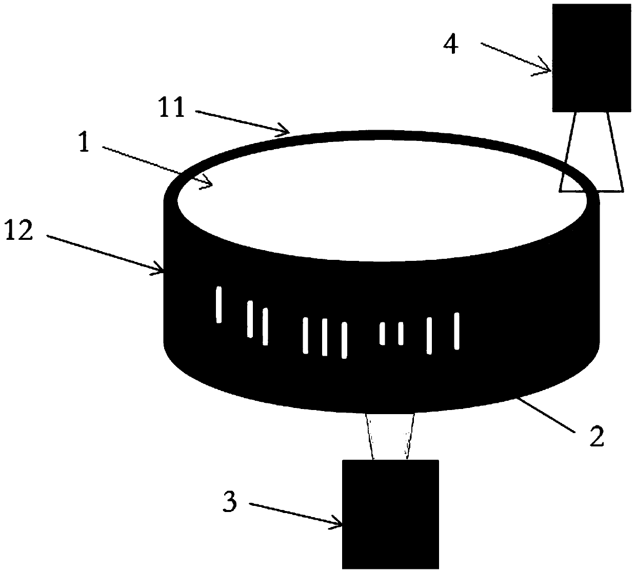 Hub end face deformation detection method and device