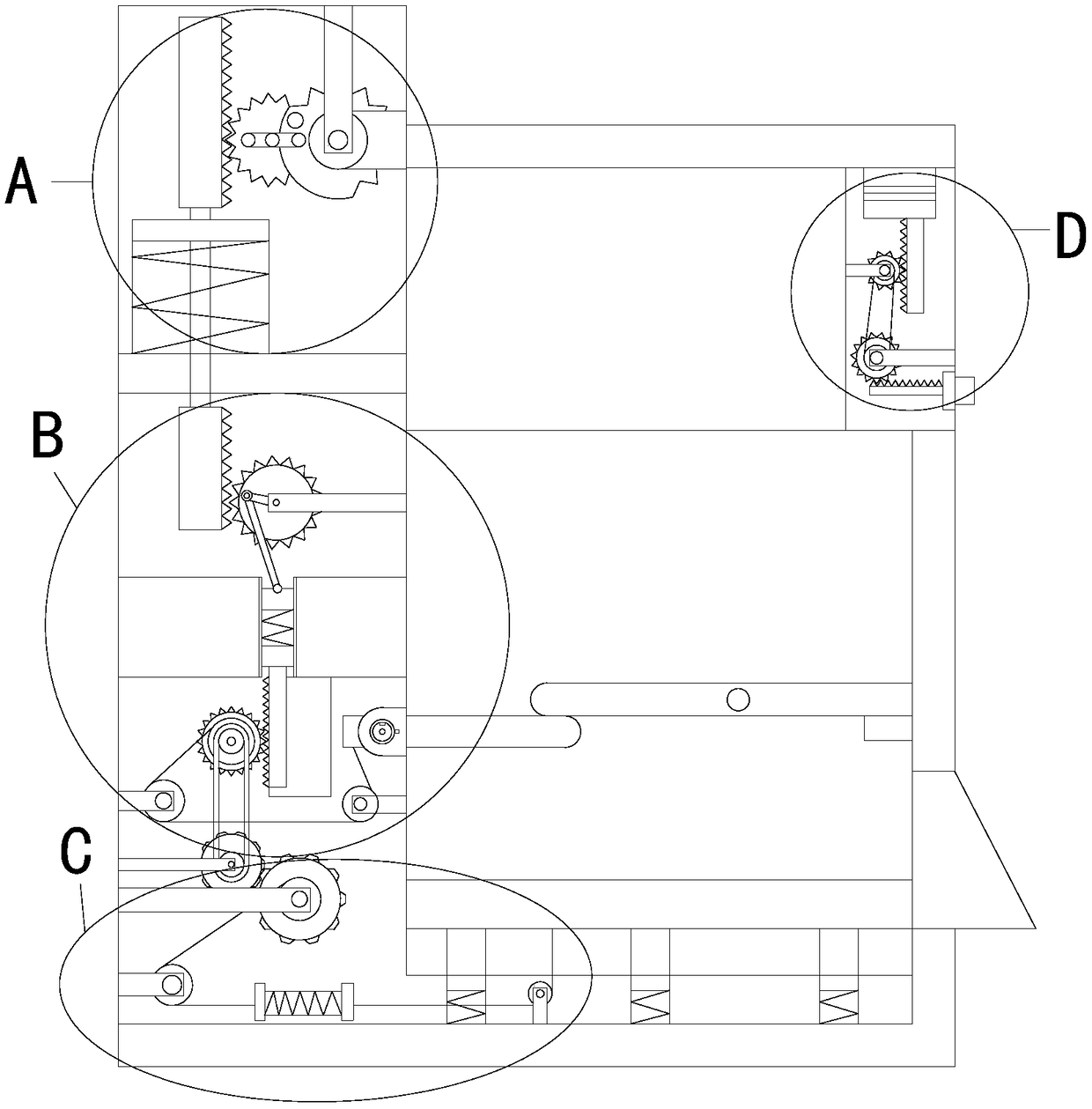 Feeding and breeding device for aquaculture