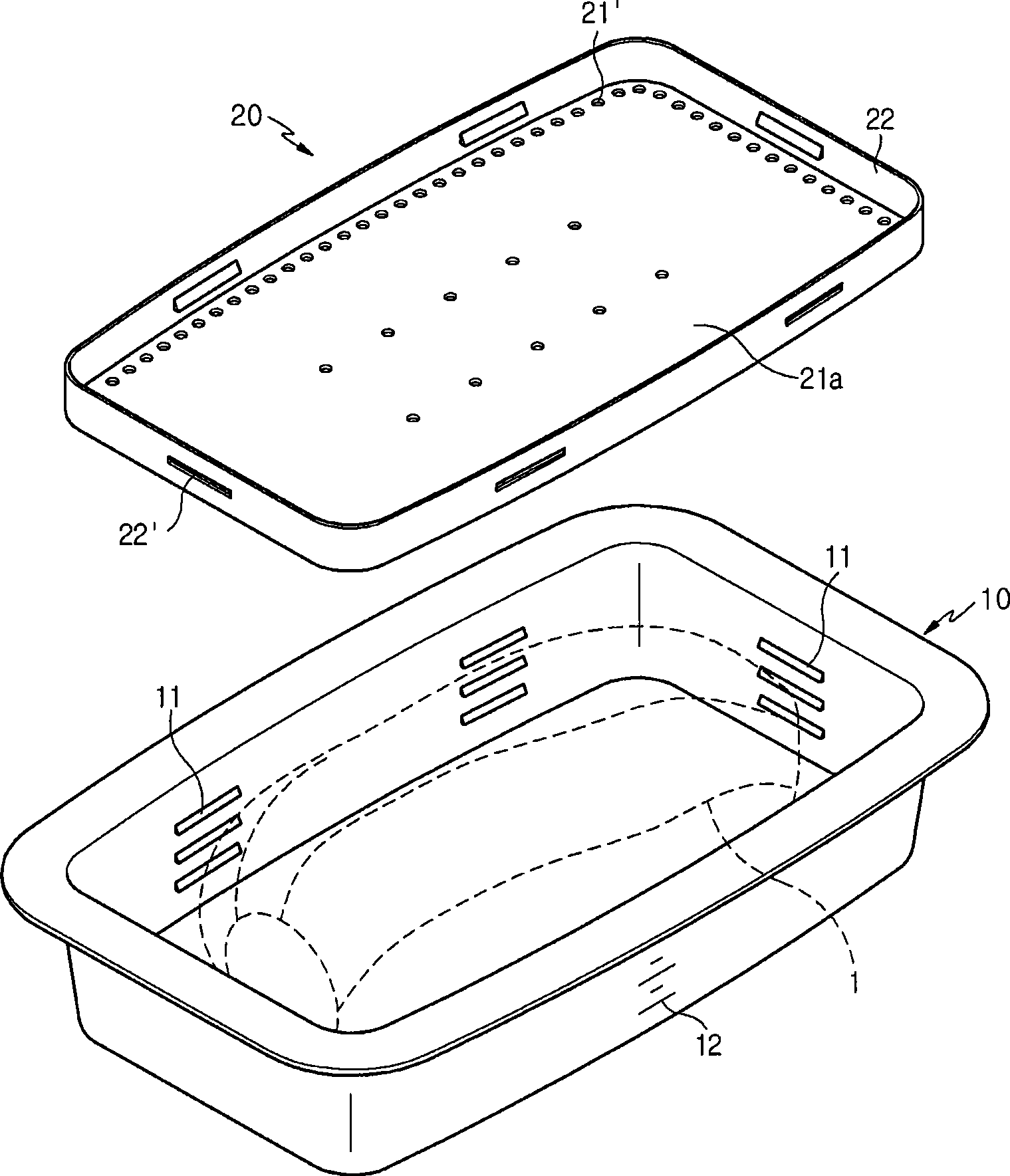 Kimchi container having improved fermentation and ripening function, and kimchi ripening method using the same