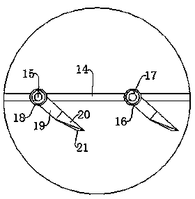 Casting cleaning device for machining