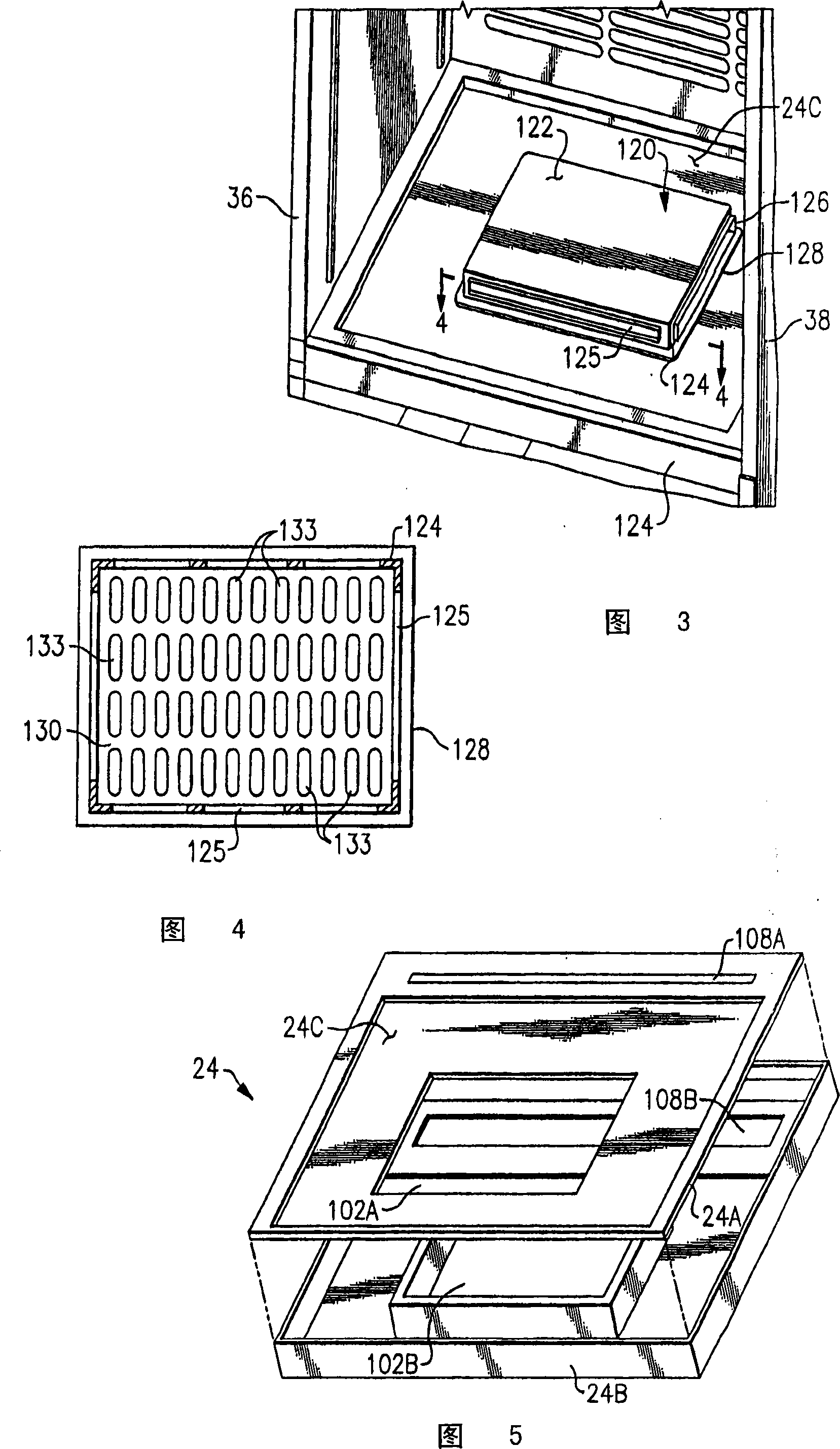 Bottom deck assembly for refrigerated merchandiser