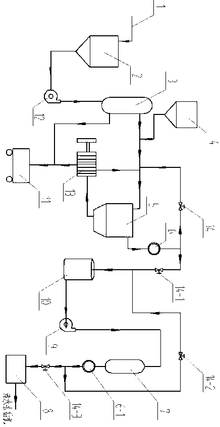 Under-shaft drilling water treatment device