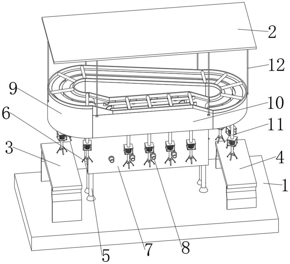 Automatic spraying equipment for suspension type assembly line