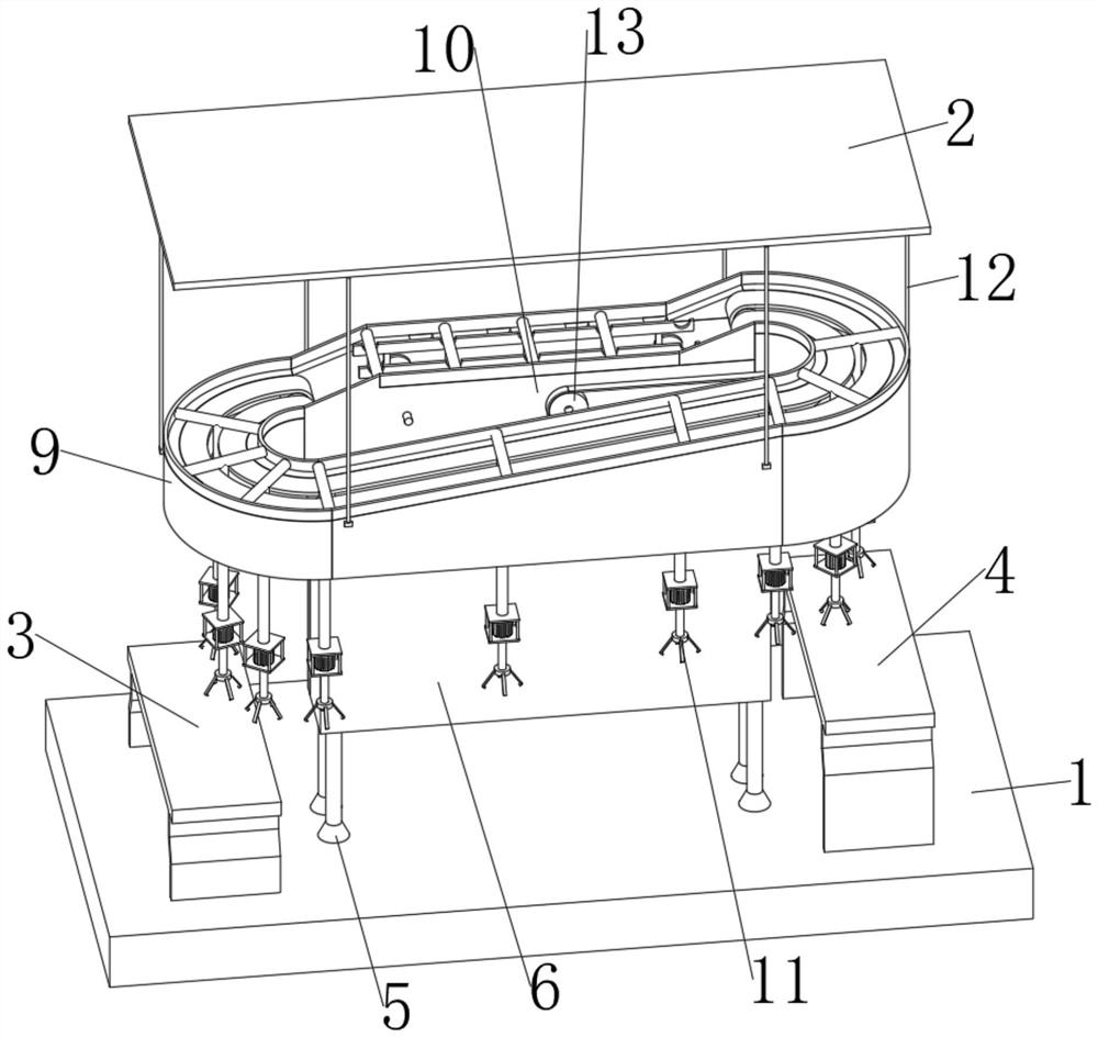 Automatic spraying equipment for suspension type assembly line