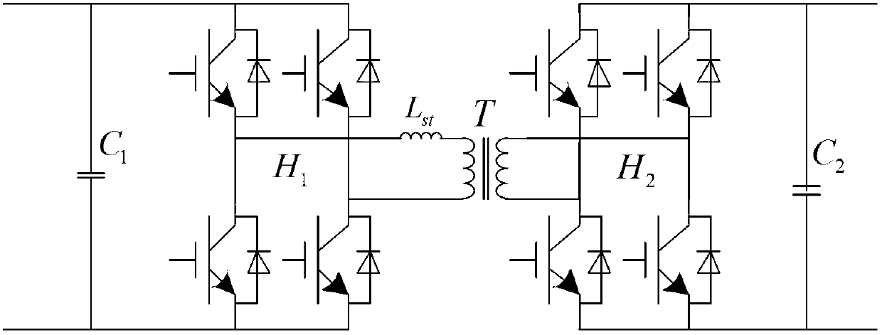 Isolation double-stage chain type current transformer applied to energy storage of high-capacity battery