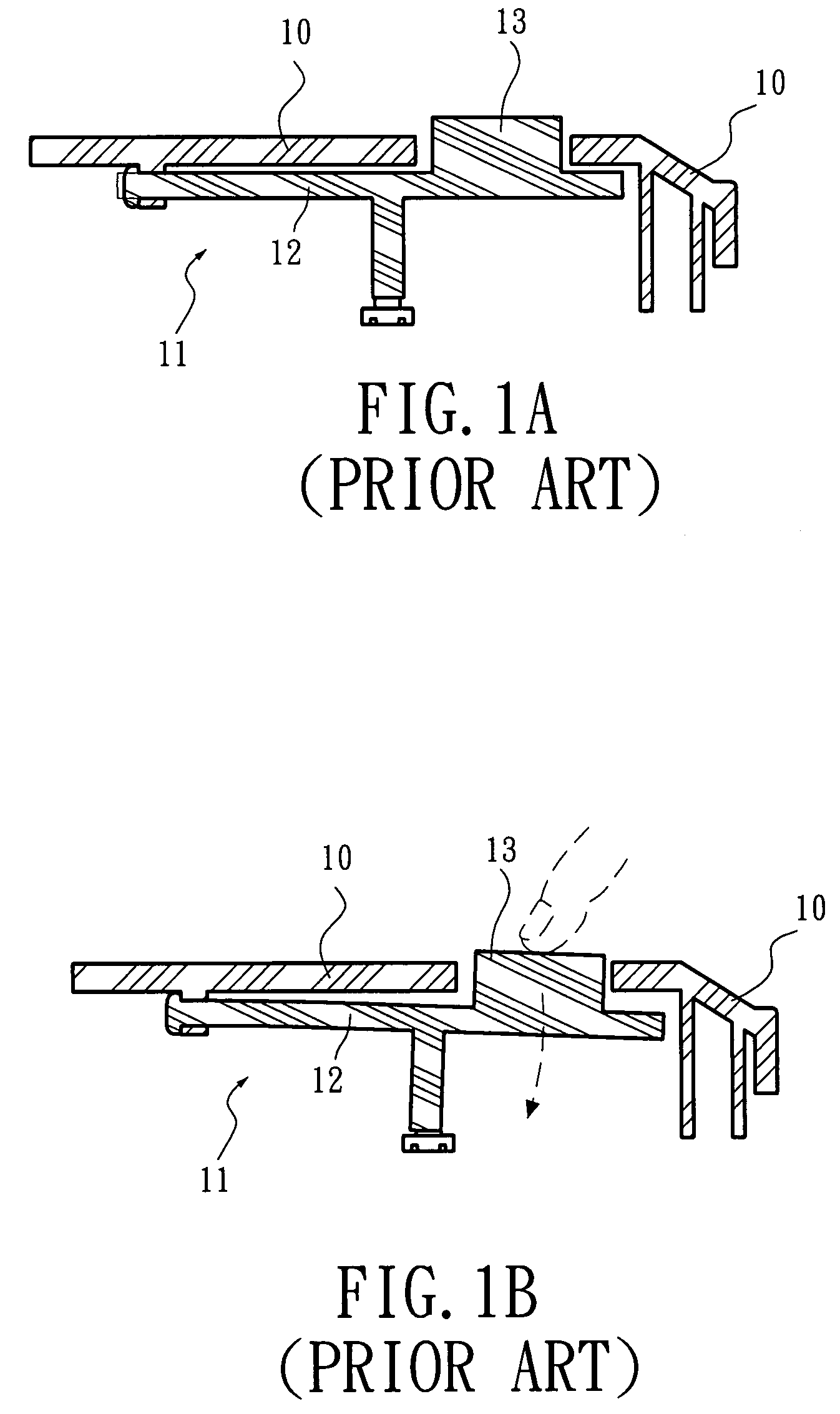 Lever button of electronic product