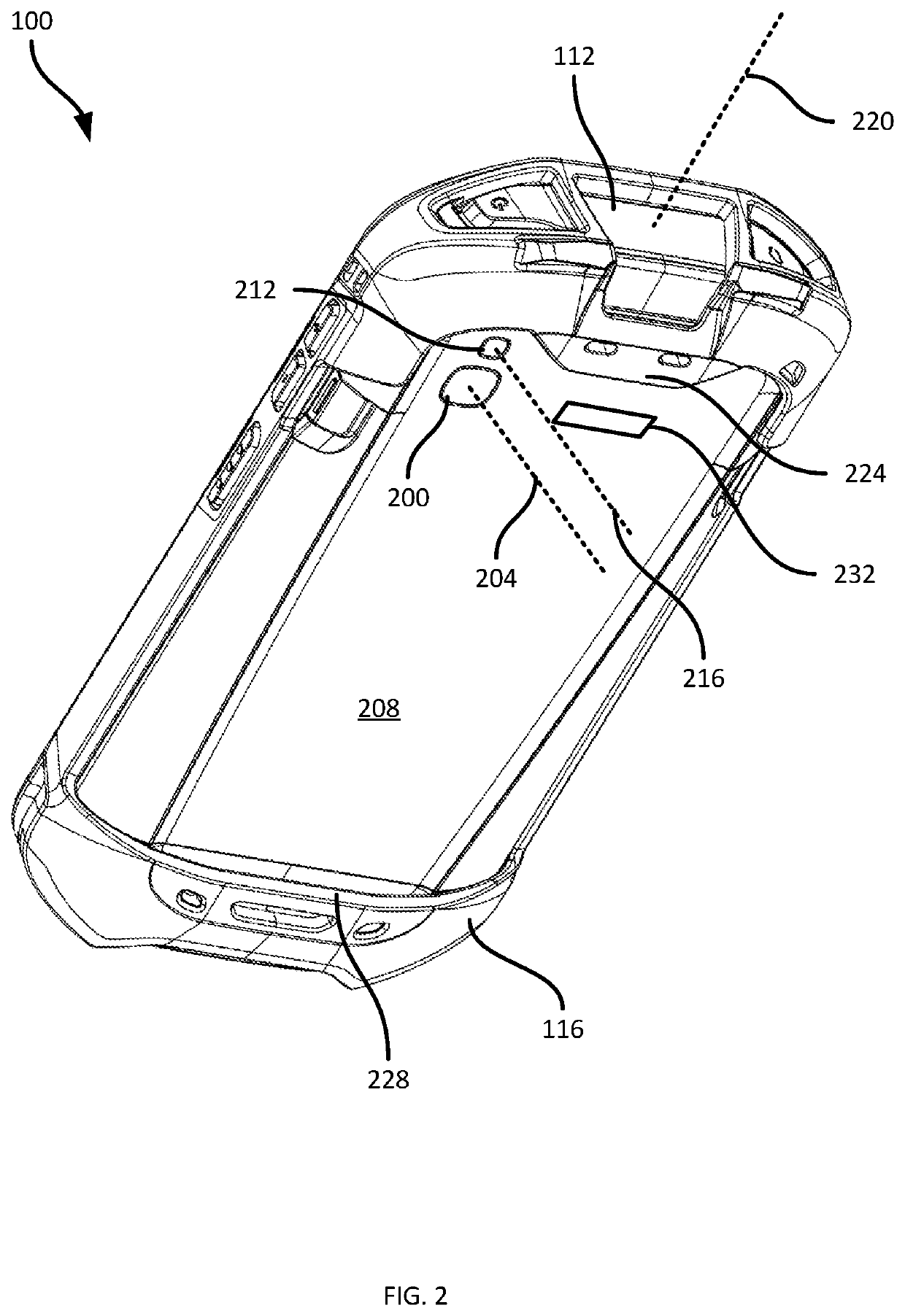 Camera-Compatible Handle Accessory for Mobile Computing Devices