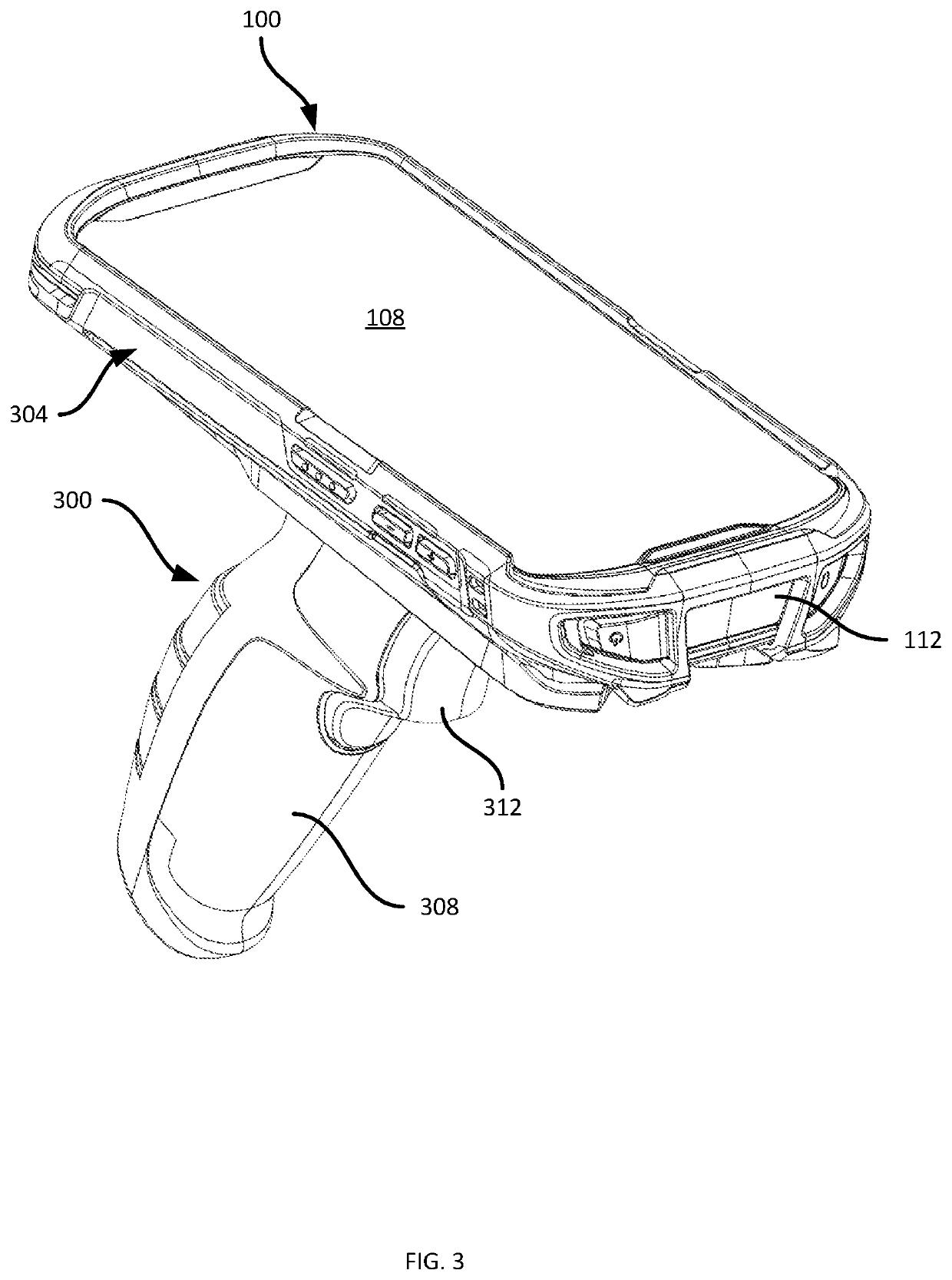 Camera-Compatible Handle Accessory for Mobile Computing Devices