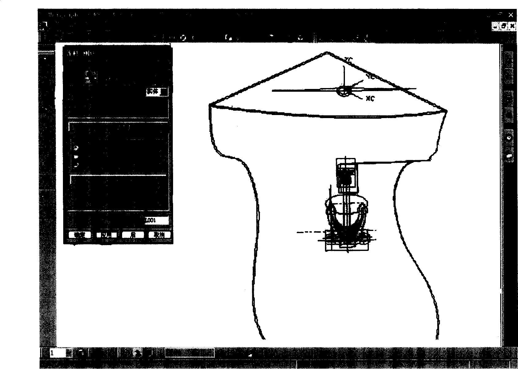 Computer simulation design method for ship anchor system