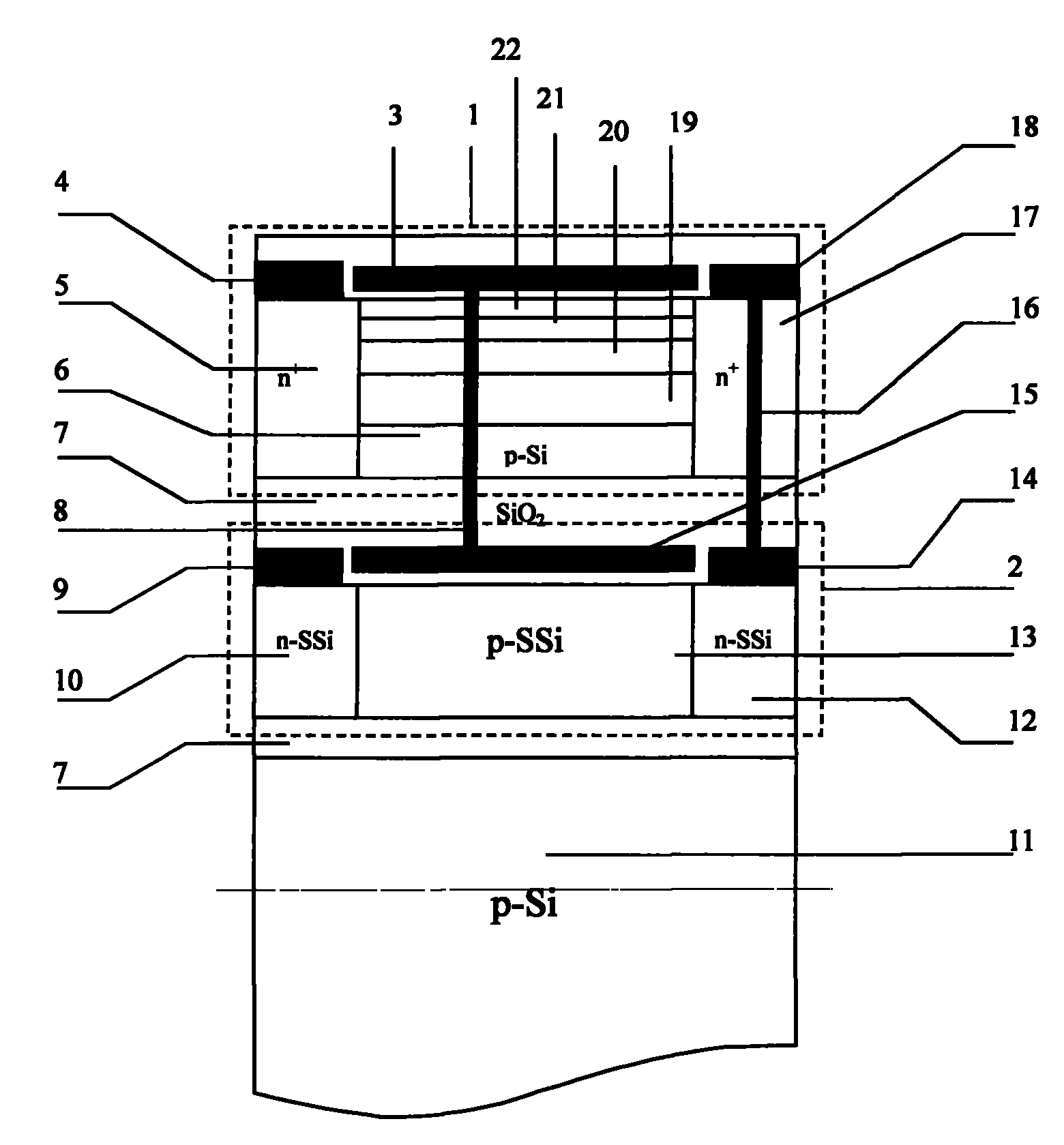 Three-dimensional quantum well NMOS integrated component and preparation method thereof