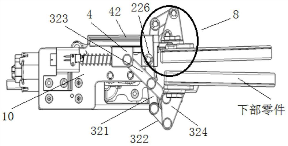 Electric folding and unfolding device based on plurality of connecting rods