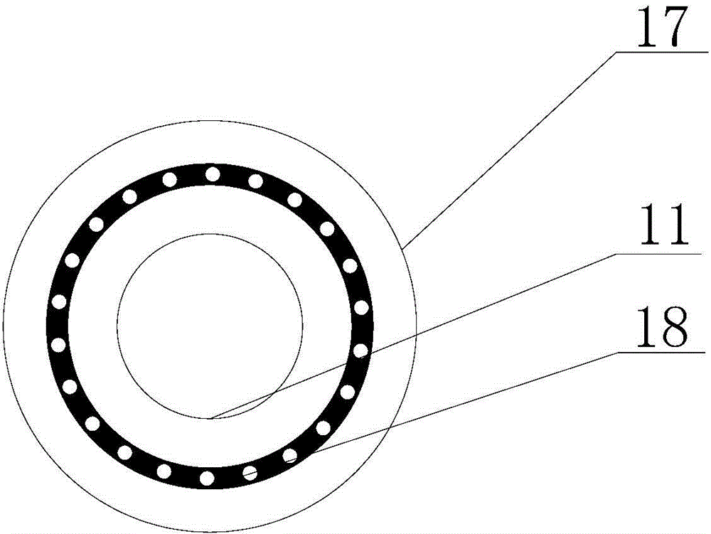 Attapulgite-stabilization pond combined reactor and low-temperature domestic sewage advanced treatment method thereof