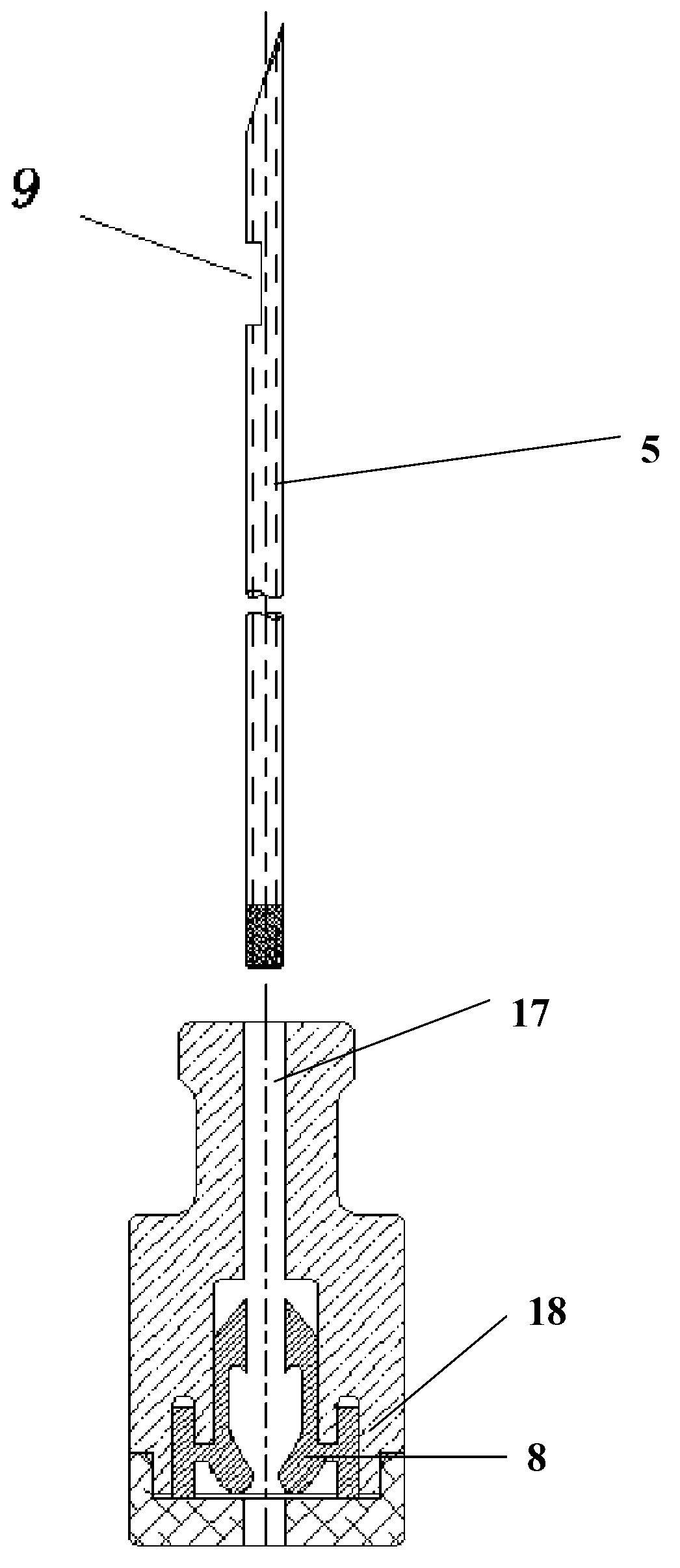 Security-type venous indwelling needle