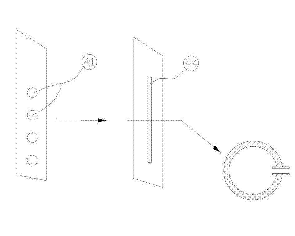 Two-phase flow liquid storage flow stabilizer