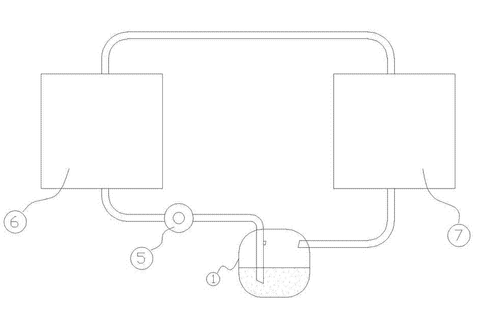 Two-phase flow liquid storage flow stabilizer