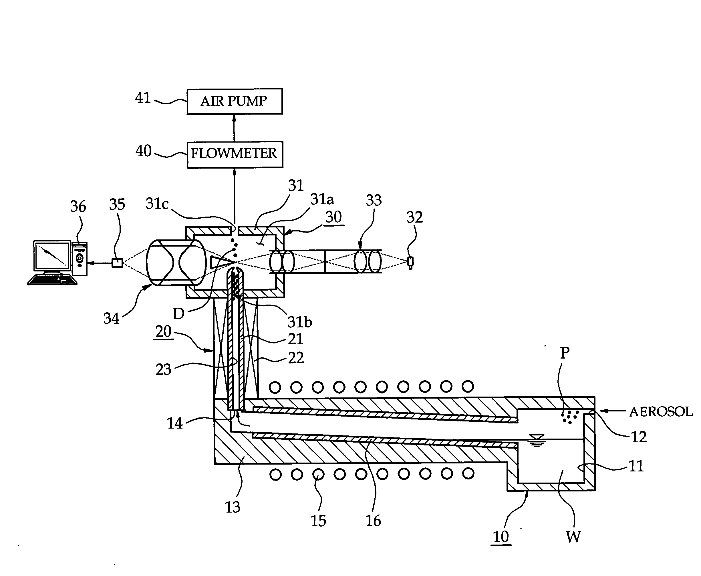 Condensation particle counter