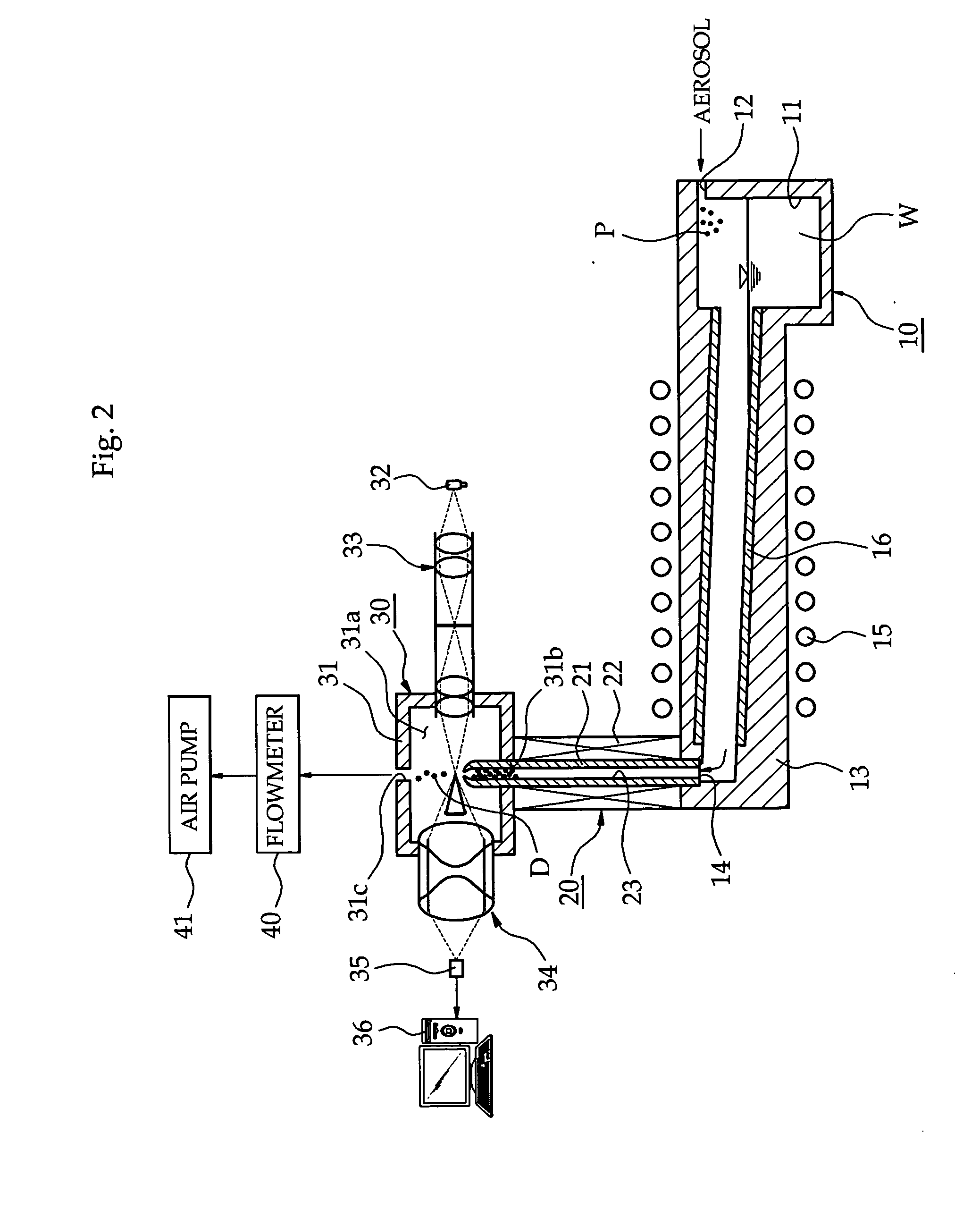 Condensation particle counter