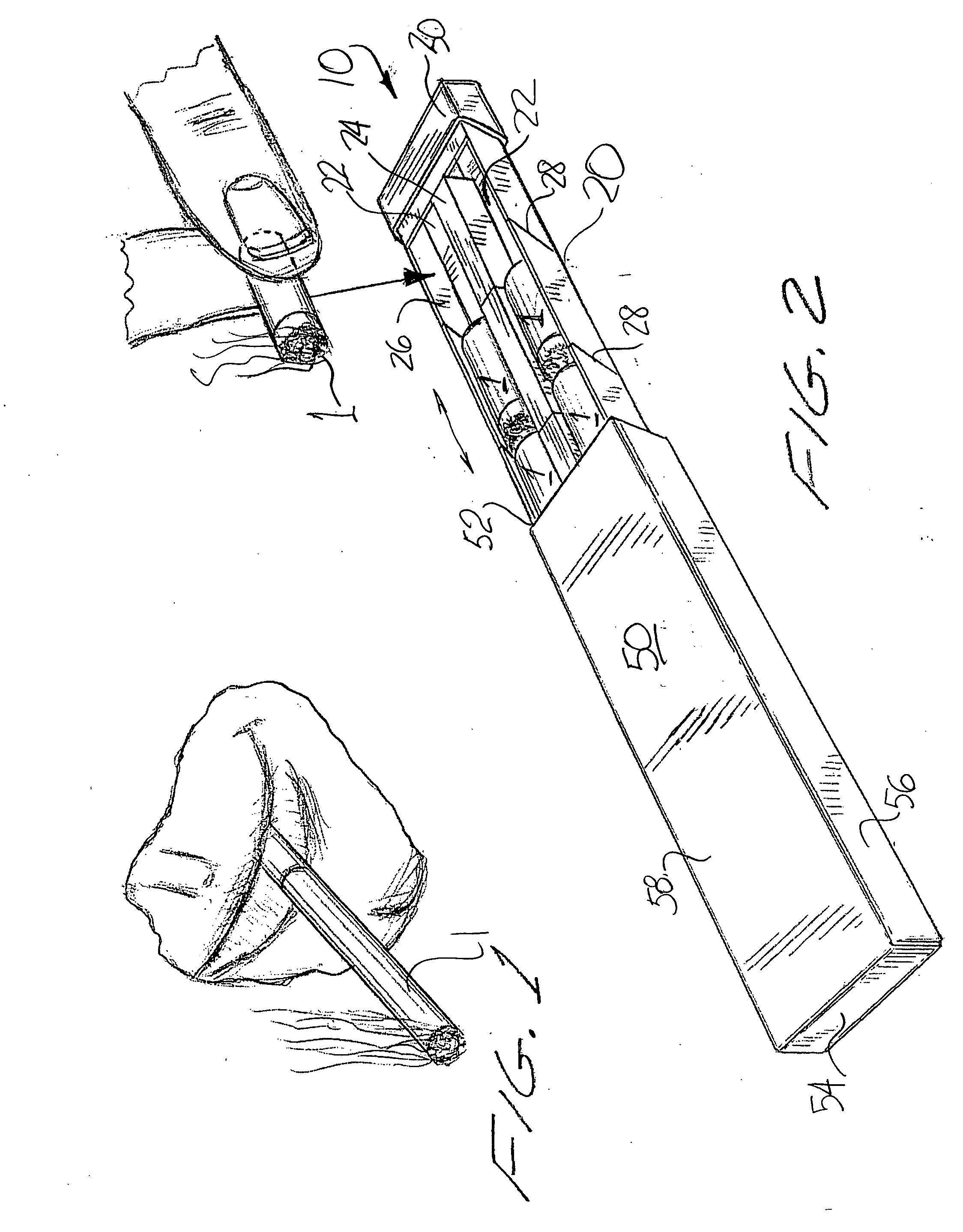 Paperboard container for extinguishing and disposal of lighted cigarettes