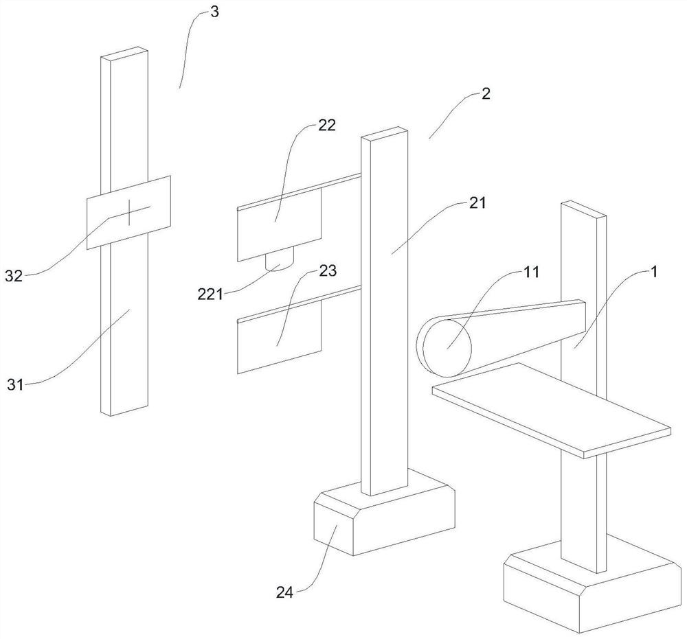 Medical X-ray vertical radiography rack protection device and using method thereof