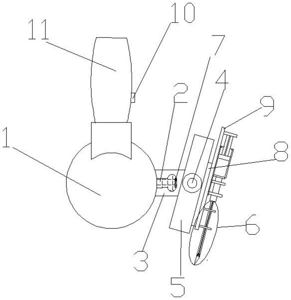 Ultrasonic positioning sampling puncture system