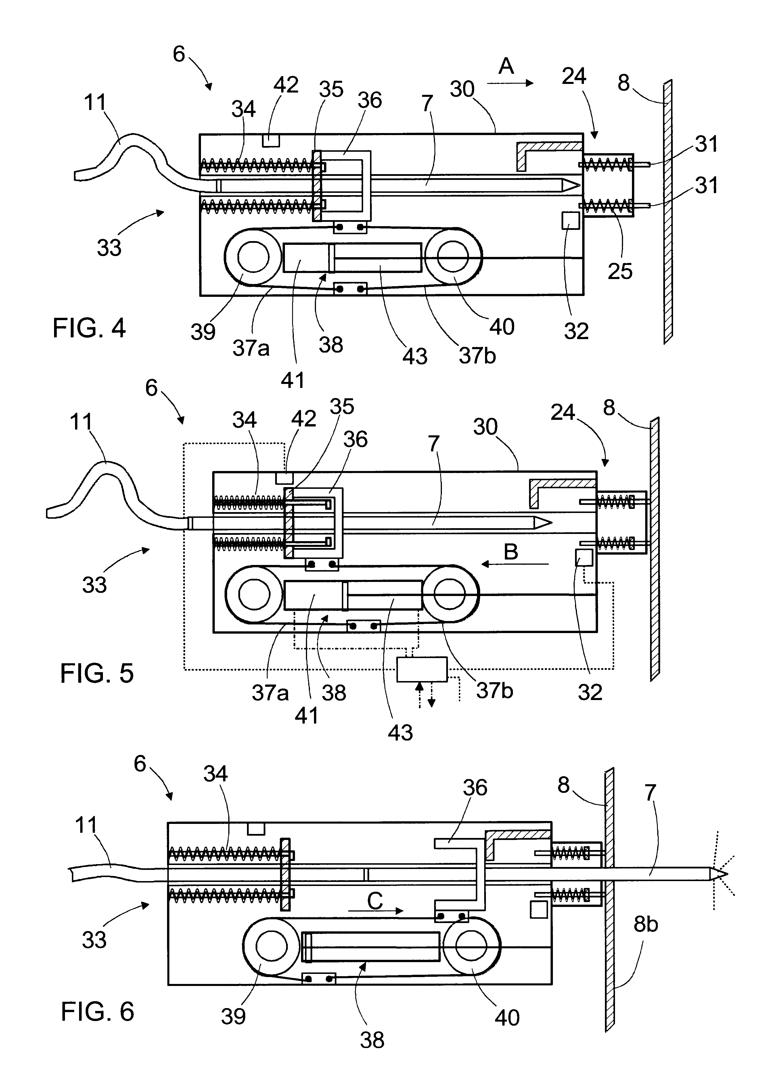 Piercing device for fire-fighting system