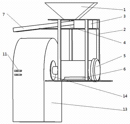 Special-purposed pulverizer for coal mine fire extinguishing high hygrophanous resin, and application method thereof