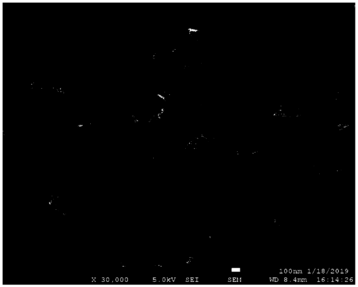 Porous air filtering film as well as preparation method and application thereof