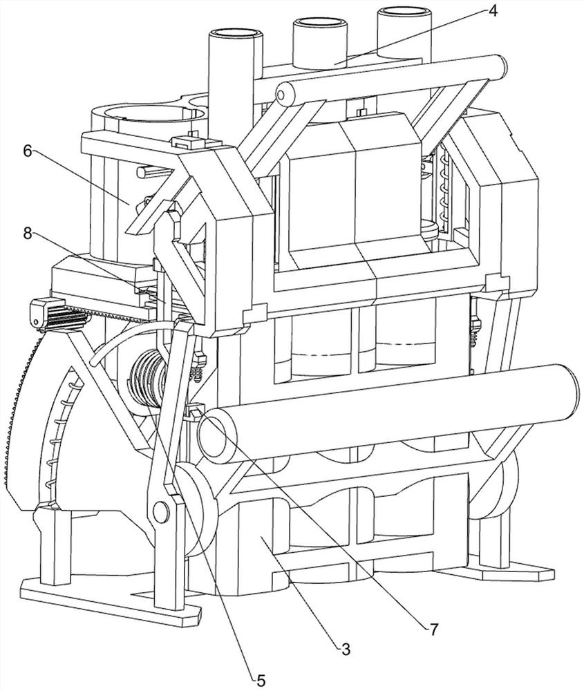 Bottom cover pressing equipment based on electronic cigarette battery production