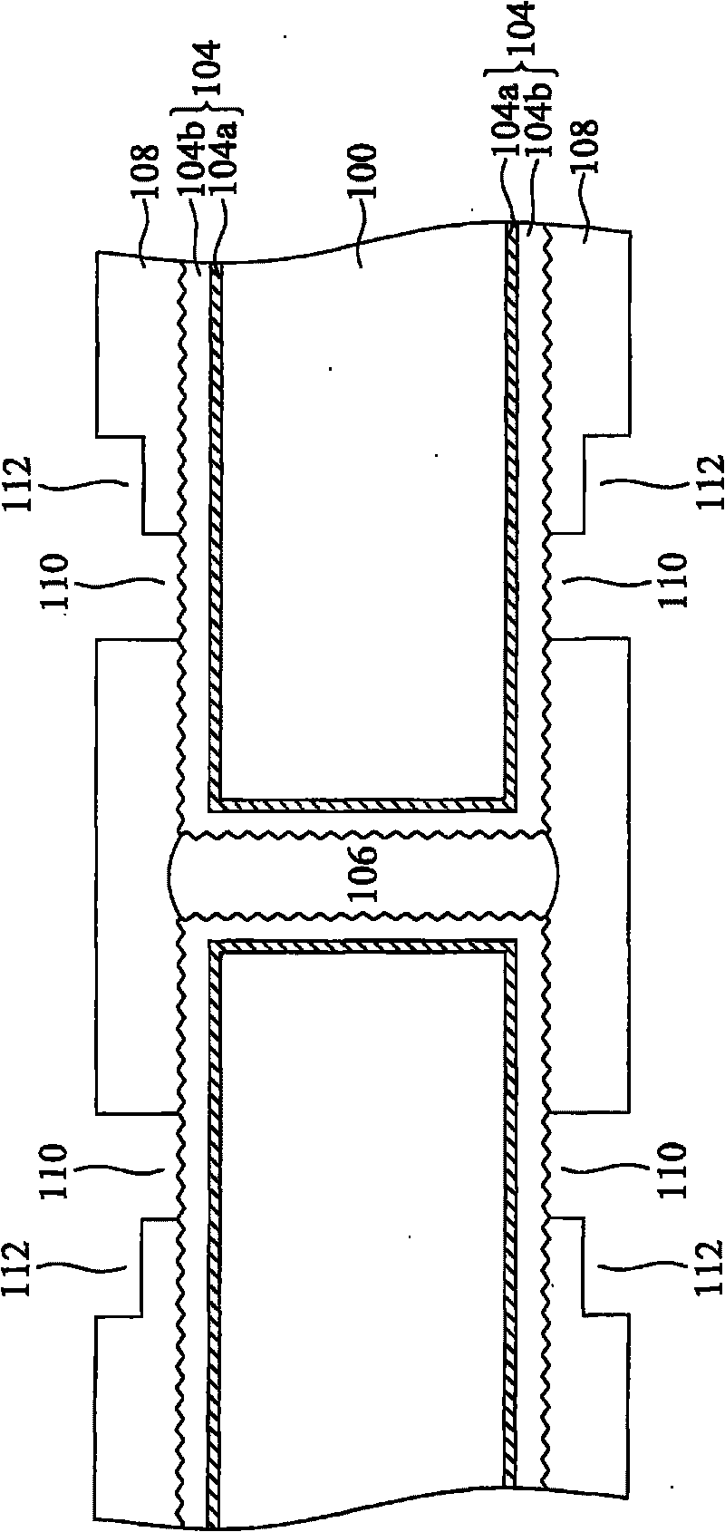 Molding structure and method for laser-assisting base plate line