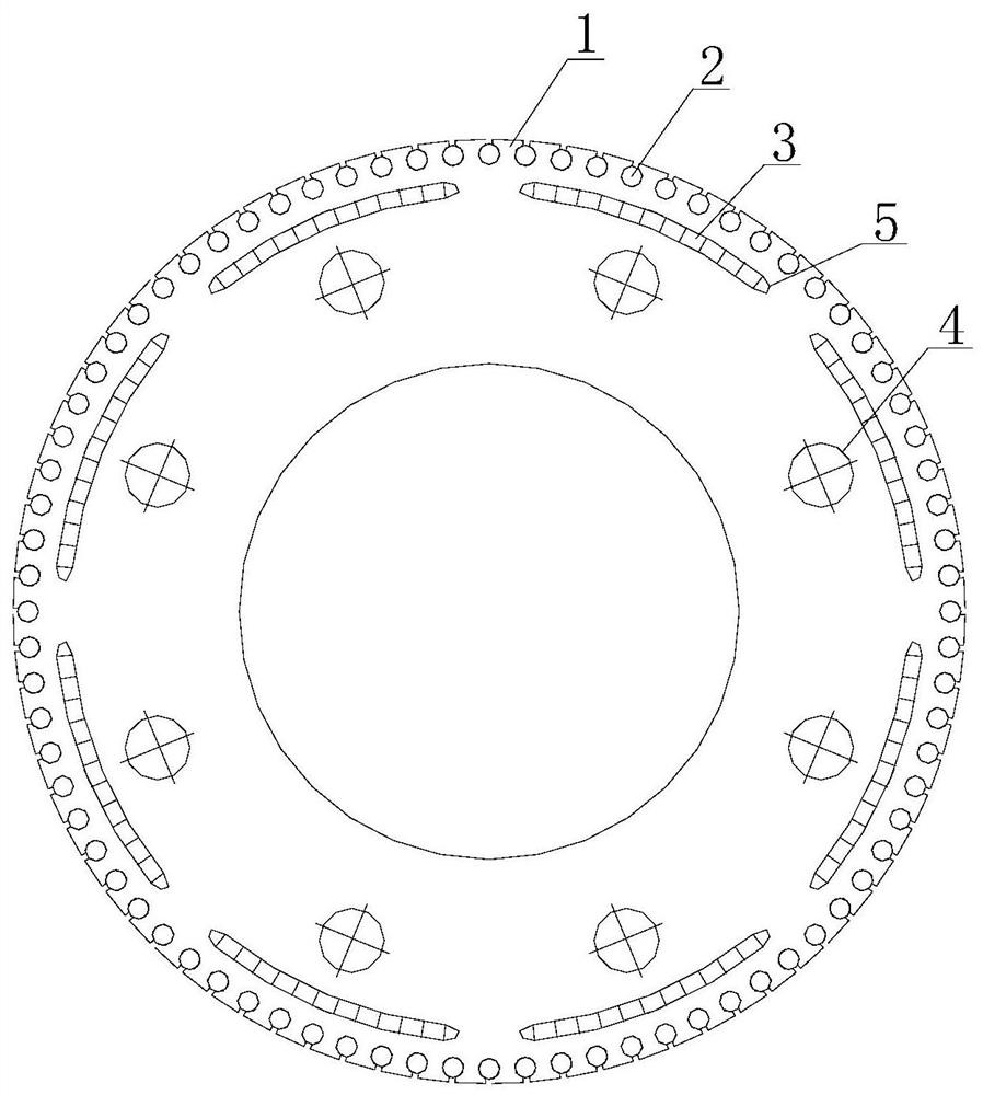 Rotor core structure of asynchronous starting permanent magnet synchronous motor