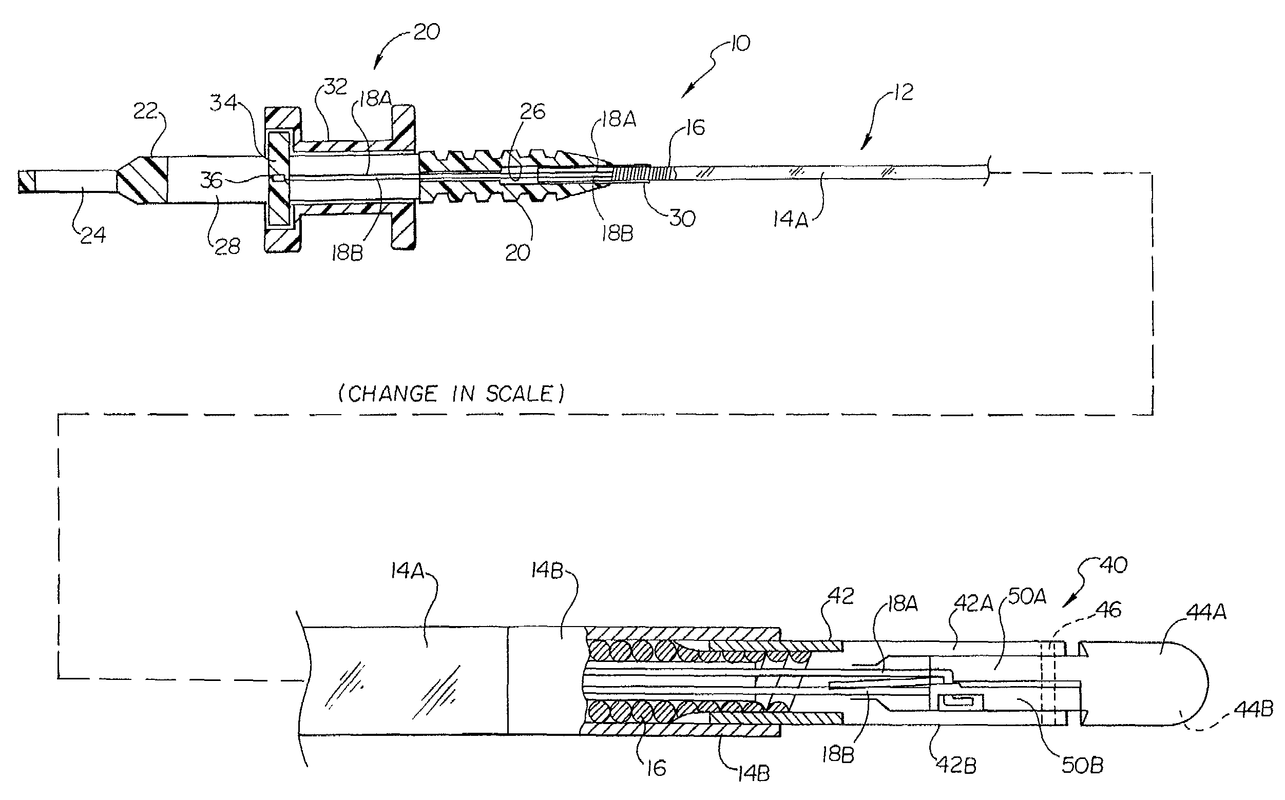 Biopsy forceps device with transparent outer sheath