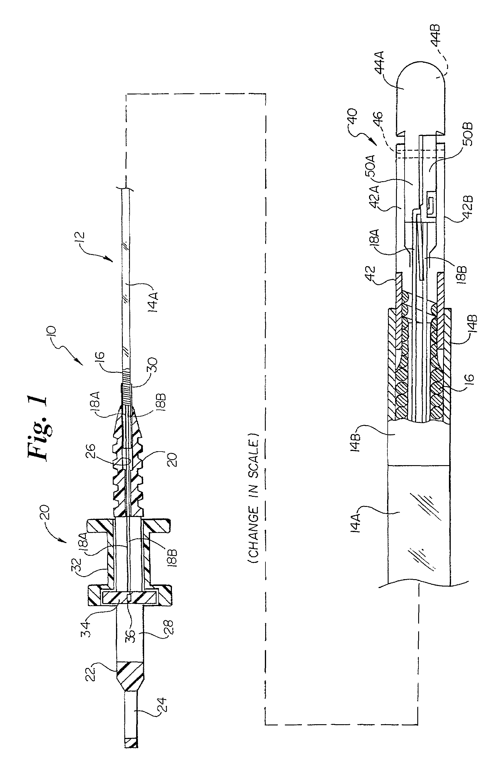 Biopsy forceps device with transparent outer sheath