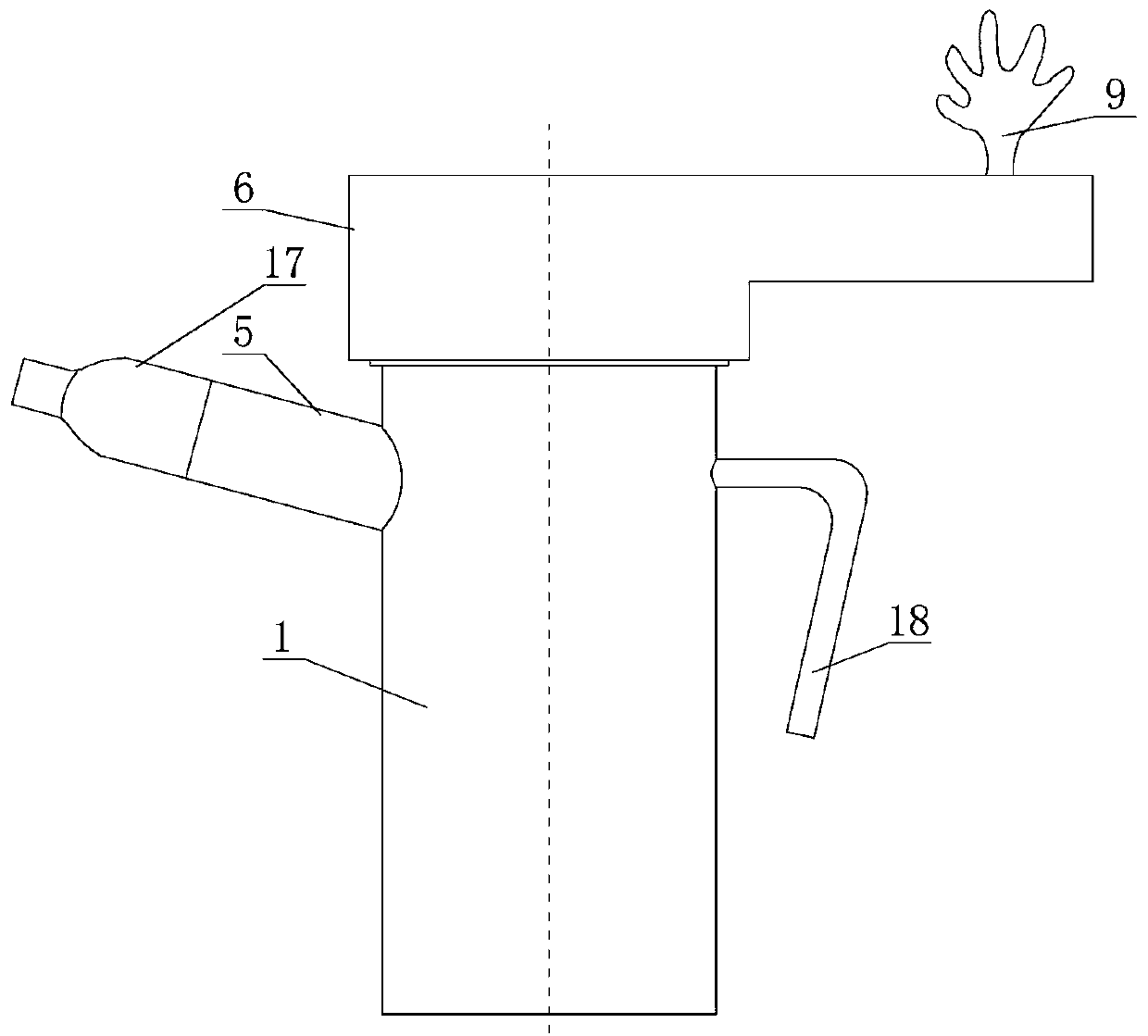 Improved balloon type oral atomizing inhaler