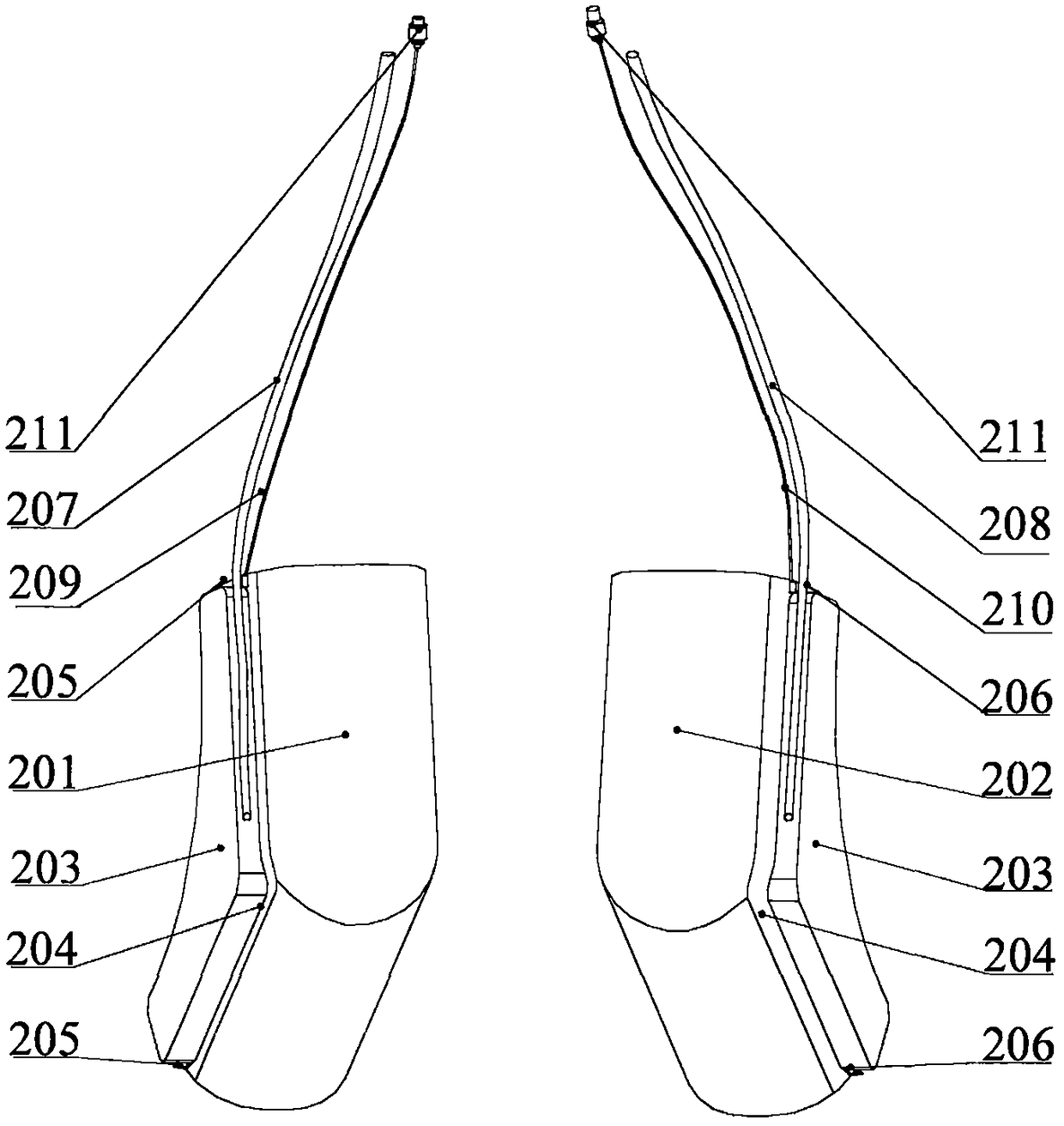 Wearable flexible lower limb exoskeleton based on negative pressure rotation pneumatic artificial muscle