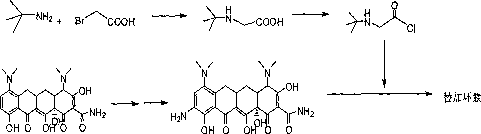 Synthetic method of tigecycline