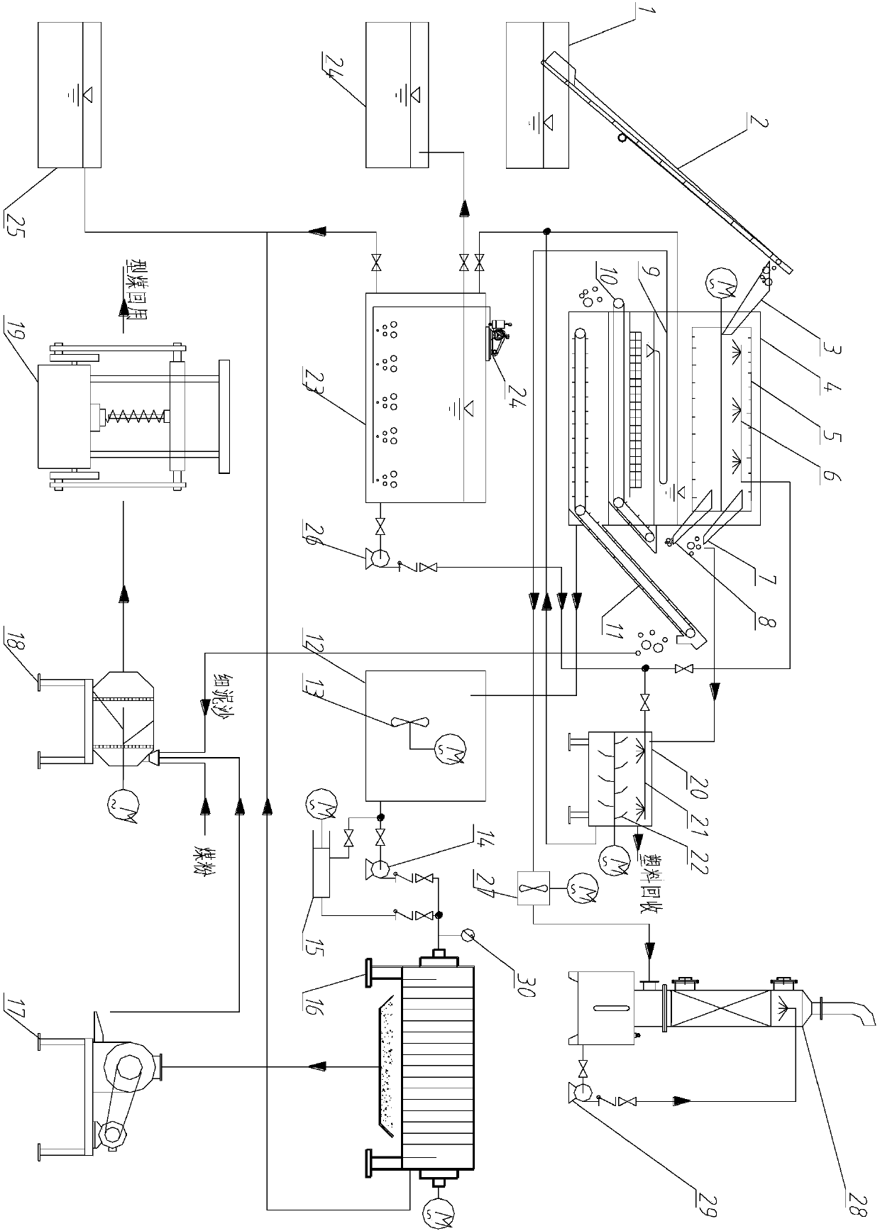 Petrochemical engineering oil sludge treatment device and method