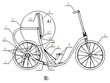 a bicycle