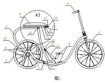 a bicycle