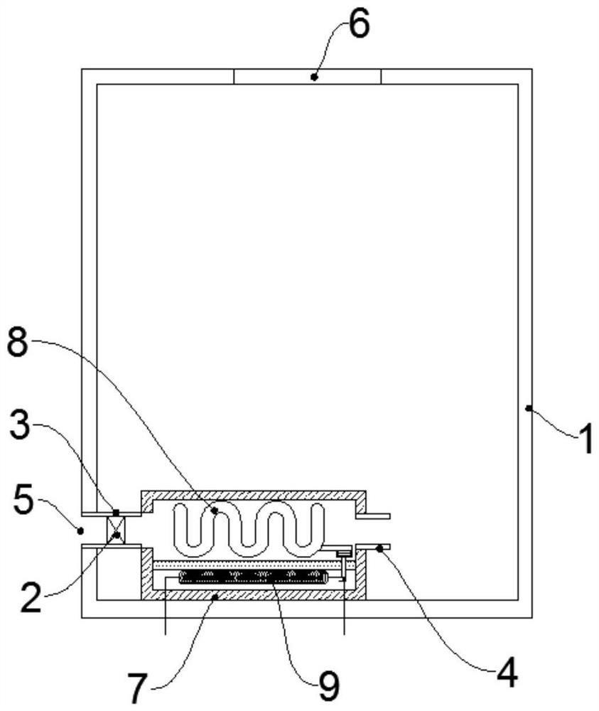 An electric cabinet with drying function